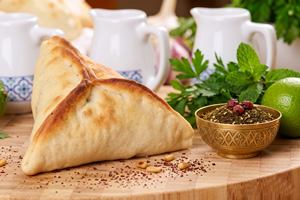 Esfiha fechada de zaatar