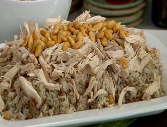 Arroz libanês com frango 1k