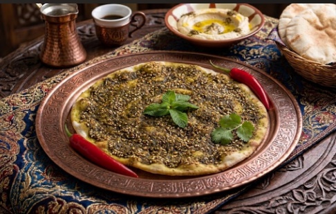 Manakish de zaatar