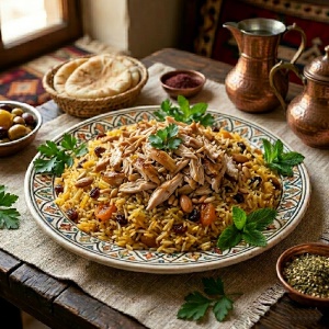 Arroz libanês com frango 500g